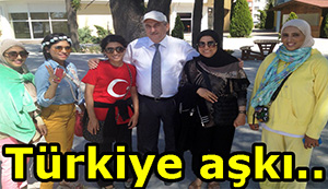 Arap turistin Türkiye aşkı...