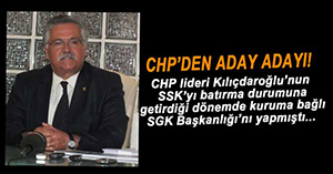 CHP'DE ÖZER ÖZCAN ADAY ADAYI...
