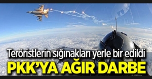 PKK TERÖR ÖRGÜTÜNE AĞIR DARBE
