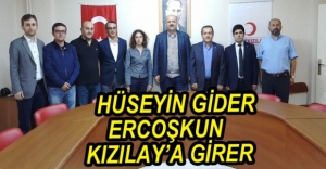 ERCOŞKUN KIZILAY'I ZİYARET ETTİ...
