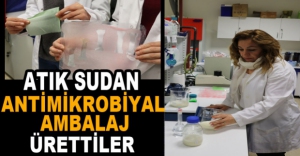 ATIK SUDAN 'ANTİMİKROBİYAL AMBALAJ' ÜRETTİLER