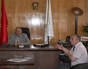 Belediye Başkanı Yılmaz'dan il müdürü Taş'a ziyaret