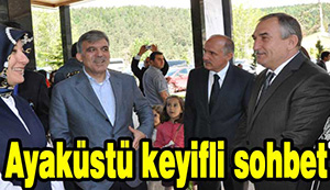 Cumhurbaşkanı Abdullah Gül, Belediye Başkanı'na torununu sordu...