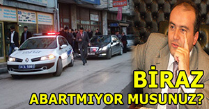 Fatih Metin'e abartılı güvenlik...