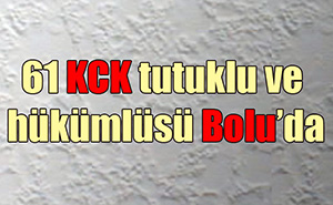 KCK Davası'ndan yargılanan 61 tutuklu Bolu'ya nakledildi...