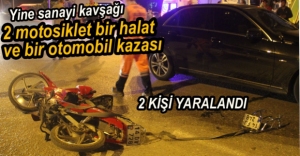 MOTOSİKLET, HALAT VE OTOMOBİL KAZASI
