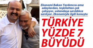 "TÜRKİYE YÜZDE 7 BÜYÜDÜ"