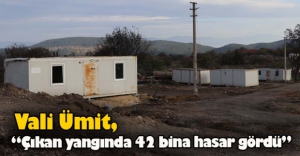 "42 BİNA HASAR GÖRMÜŞ VAZİYETTE"