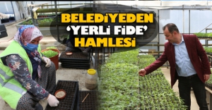 BELEDİYEDEN 'YERLİ FİDE' HAMLESİ