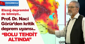 "BOLU TEHDİT ALTINDA"