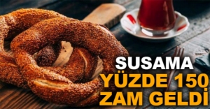 SUSAMA YÜZDE 150 ZAM GELDİ