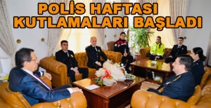 POLİS HAFTASI KUTLAMALARI BAŞLADI