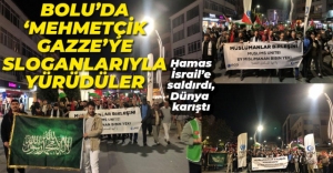'MEHMETÇİK GAZZE'YE' SLOGANLARIYLA HAMAS'A DESTEK VERDİLER...