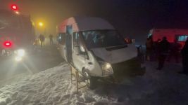 BOLU DAĞI’NDA ZİNCİRLEME KAZA: 6 YARALI