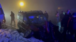 BOLU DAĞI’NDA ZİNCİRLEME KAZA: 6 YARALI