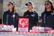 BOLU POLİSİ, ŞEHİT MESLEKTAŞLARI ŞEYDA YILMAZ’I UNUTMADI
