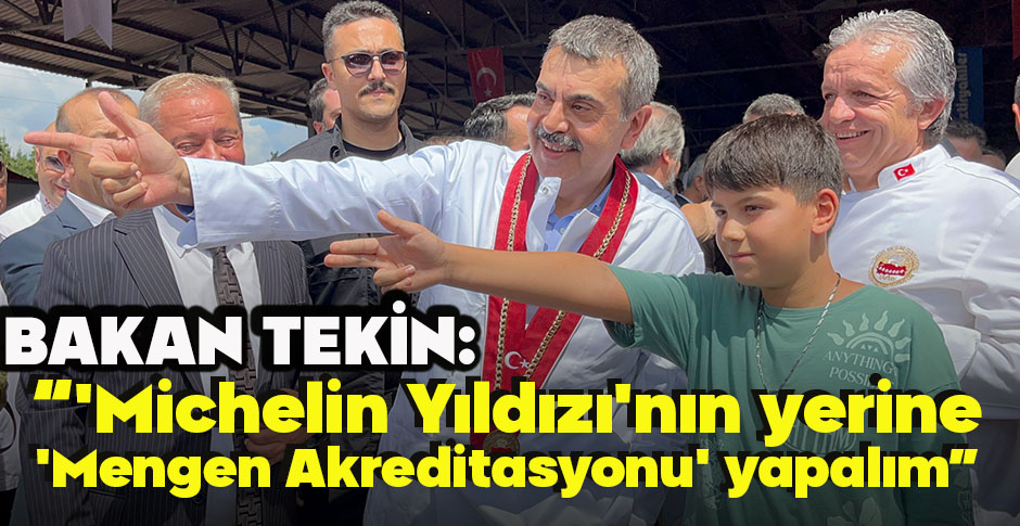 BAKAN TEKİN:
