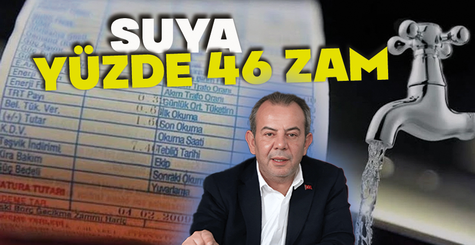 BOLU'DA SUYA YÜZDE 46 ZAM