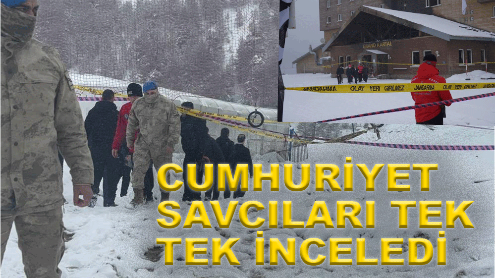 CUMHURİYET SAVCILARI OLAY YERİNDE....
