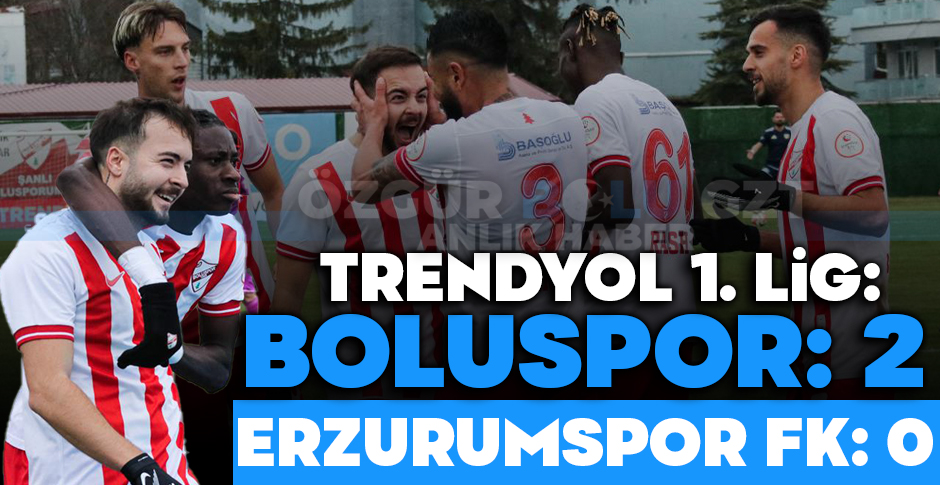 BOLUSPOR'DAN ALTIN GİBİ PUAN
