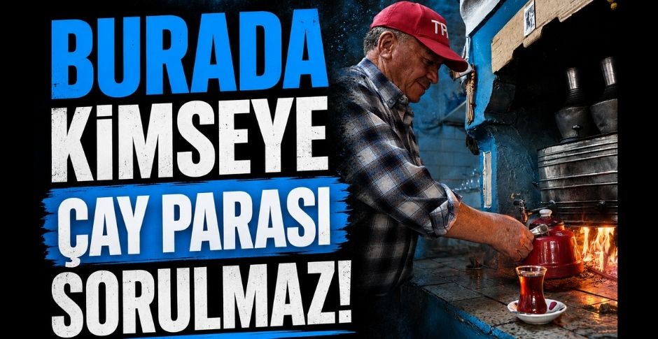 BURADA KİMSEYE ÇAY PARASI SORULMAZ