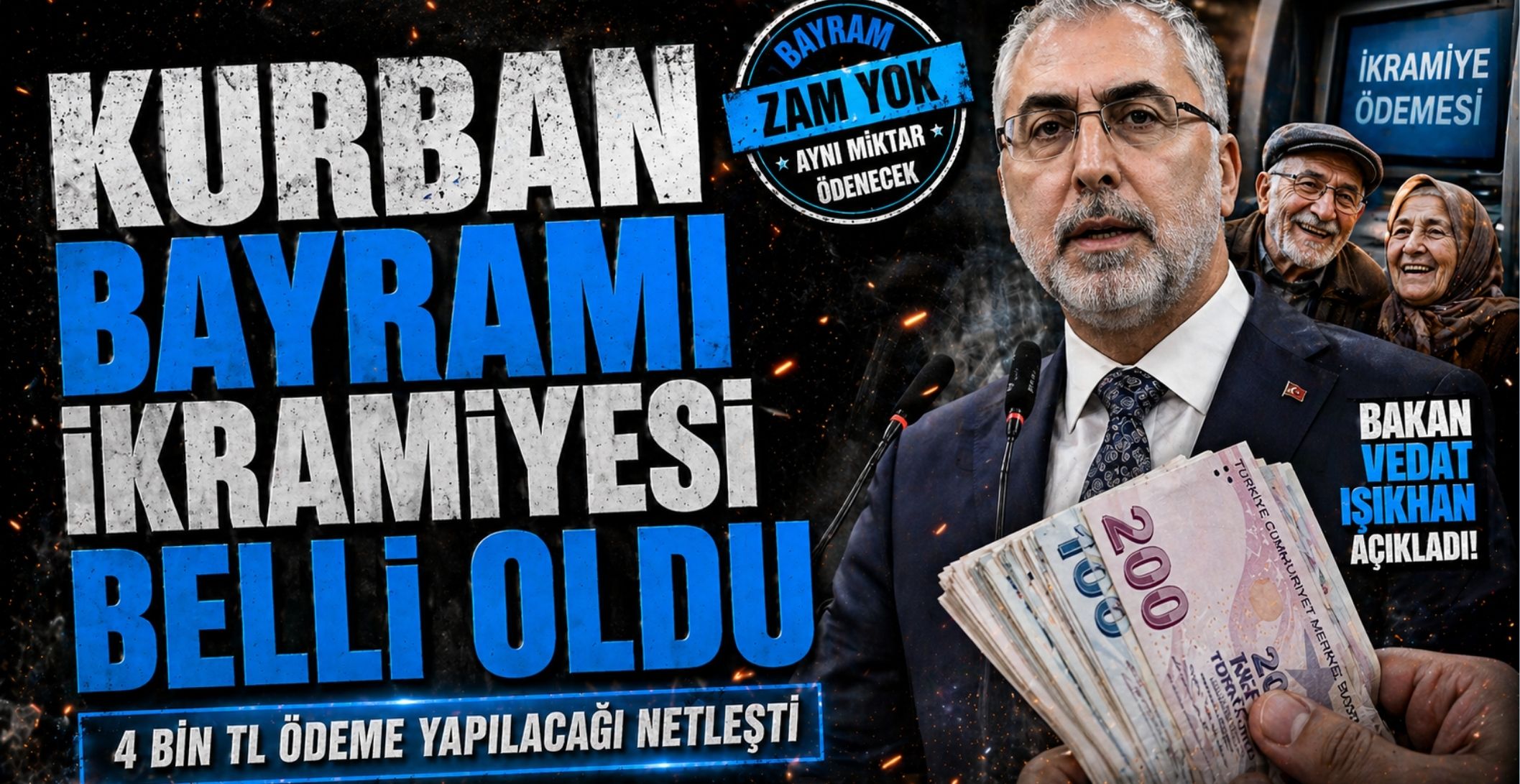 KURBAN BAYRAMI İKRAMİYESİ BELLİ OLDU