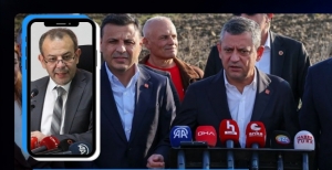 ÖZGÜR ÖZEL, TANJU ÖZCAN'I ZİYARET ETTİ... "HAYSİYET CELLATLIĞI YAPILIYOR"